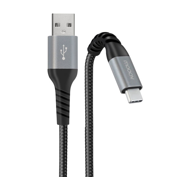 Cable LIGHTNING a USB-C USB 2.0, LIGHTNING/M-USB-C/M, Blanco, 2.0m - AISENS®