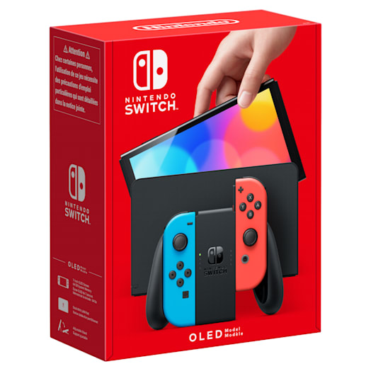 Nintendo Switch OLED (Blanca) + 3 Games + Joy Con (Verde / Rosa)