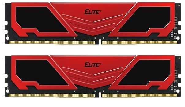 Team Group Kit 16GB (2 x 8GB) DDR4 2666MHz Elite Plus Preto