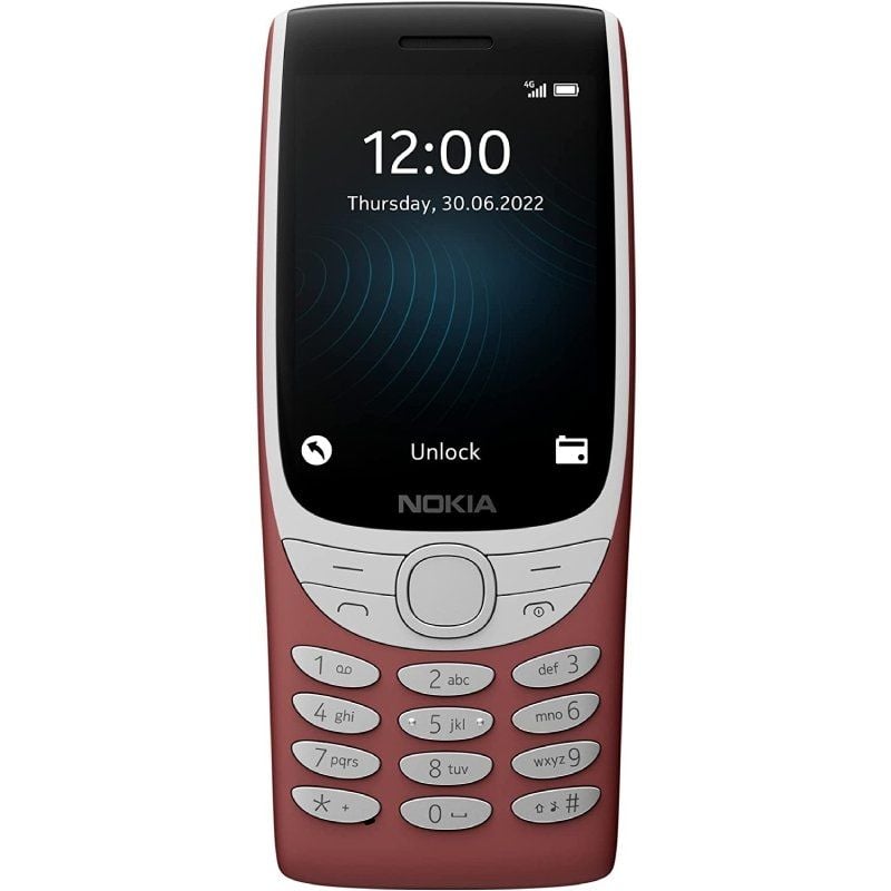 TELEFONO MOVIL NOKIA 8210 4G RED 2.8 PANTALLA 0,3 MPX RED